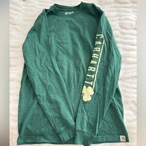 Carhartt oversized long sleeve lucky clover shirt